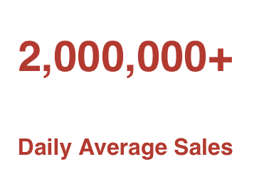 2 million Daily sales 