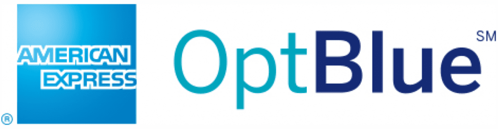 AMEX OptBlue logo
