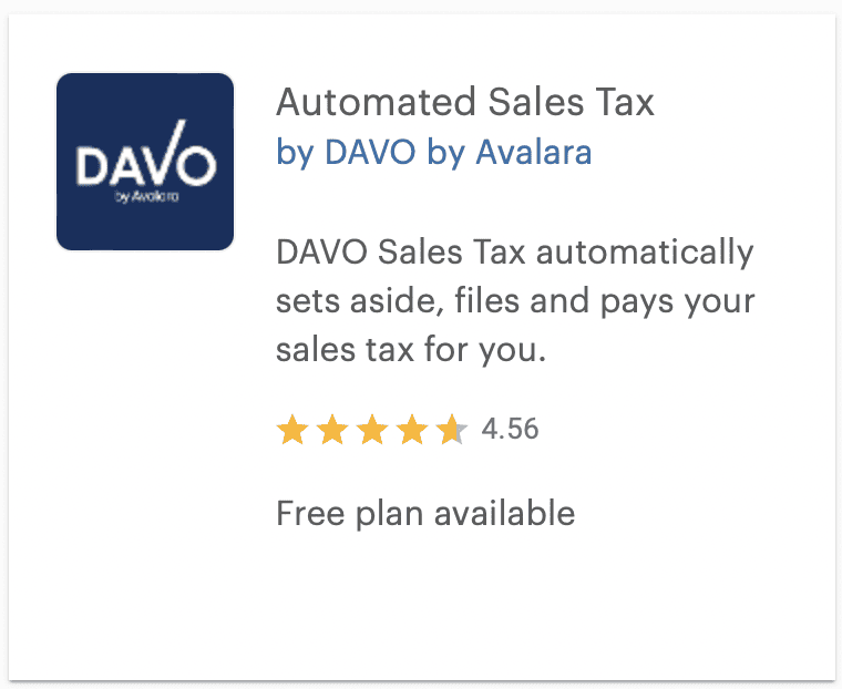 Automated Sales Tax Clover App Market