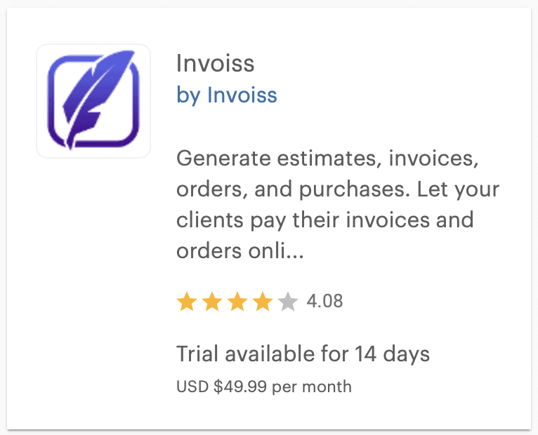 Invoiss Clover App Market 