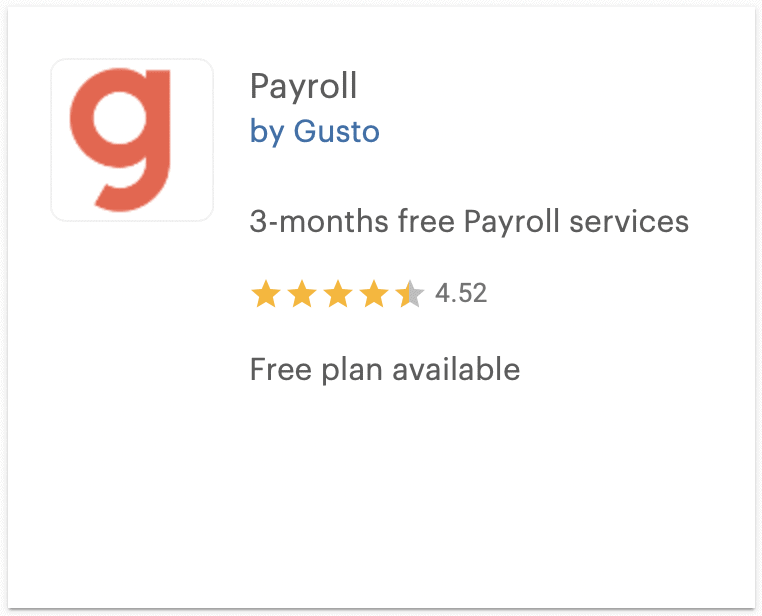 Payroll by Gusto. Clover App Market 