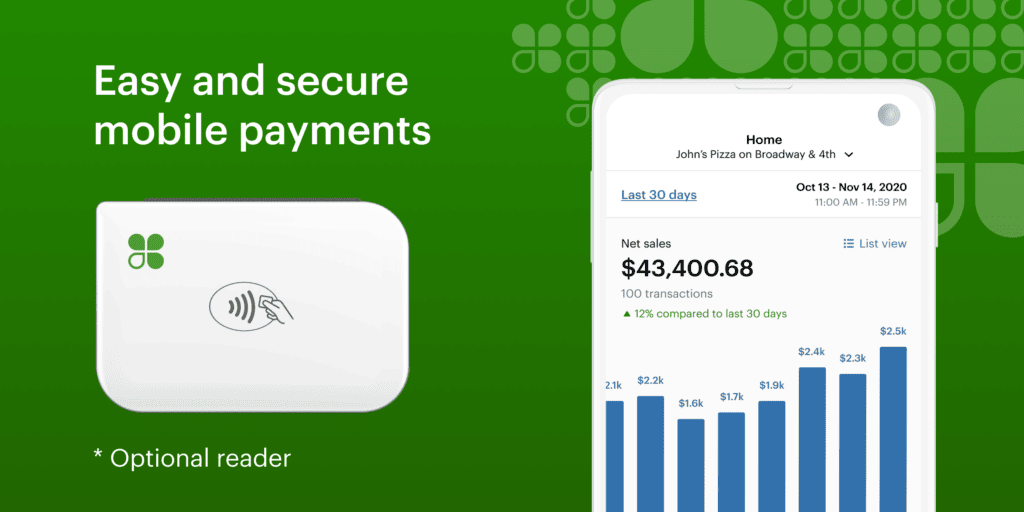 Easy and secure mobile payments with our Clover Go Smartphone Payments app
