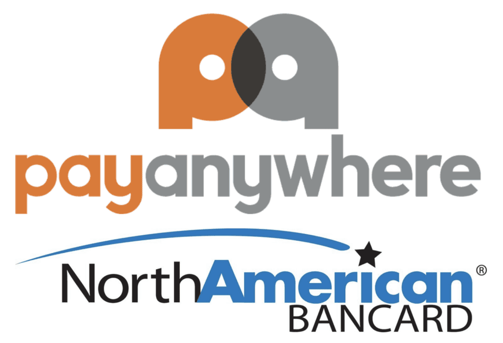 PayAnywhere and North American Bancard logos Salt Lake Merchant Services