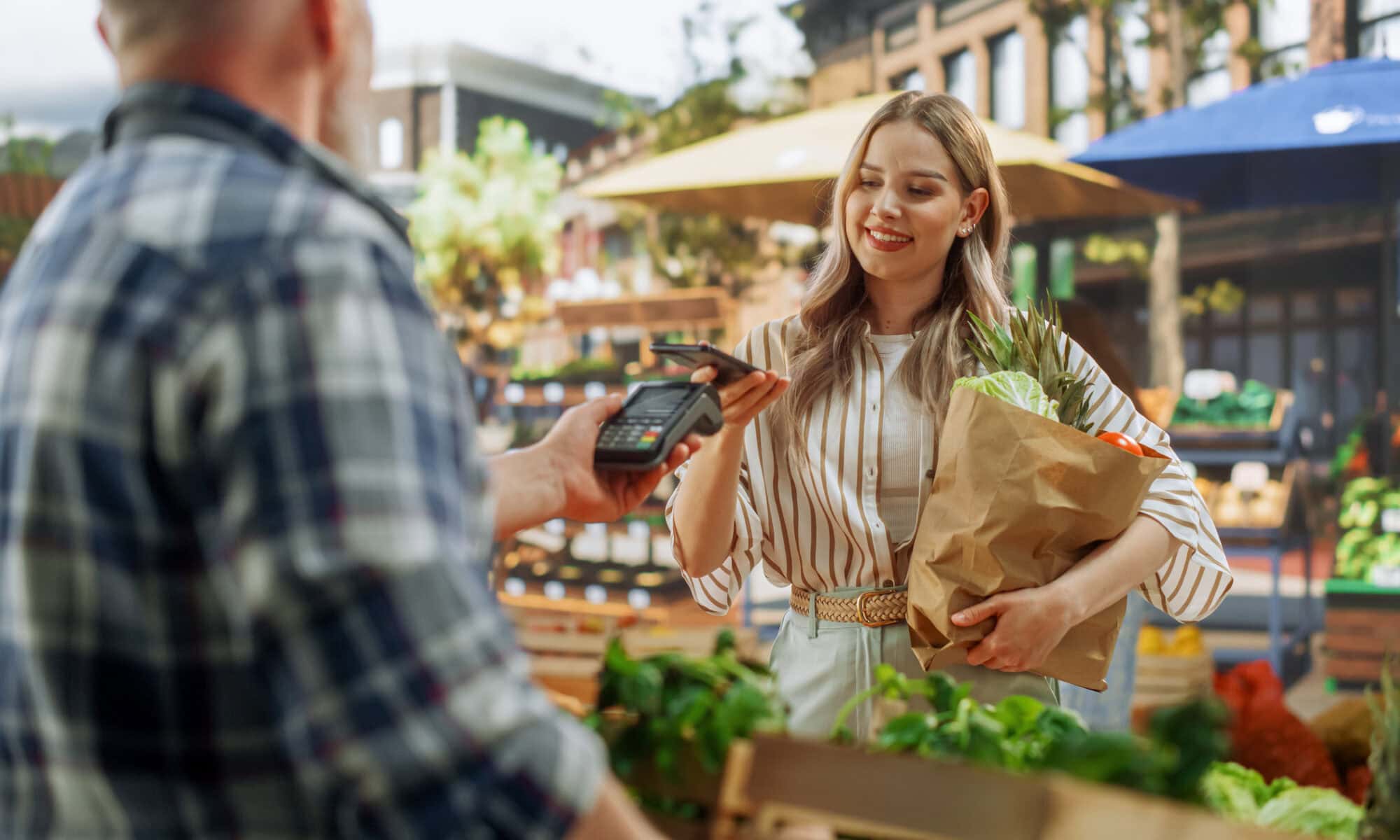 Salt Lake UT Farmers Market Vendor Payment Acceptance People