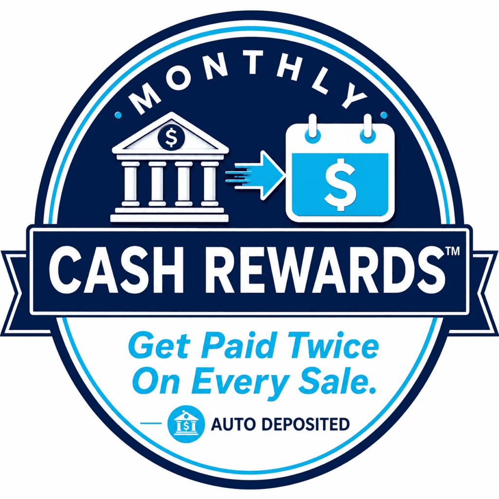 image of monthly cash rewards badge png