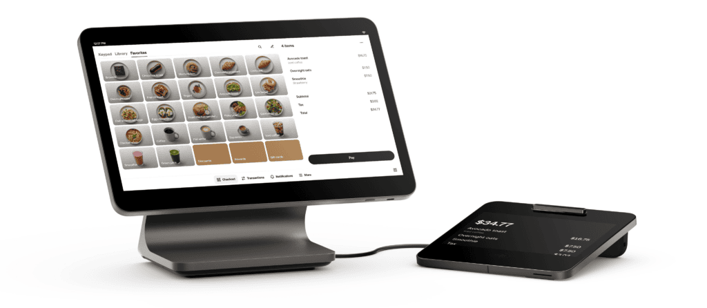 Image of a Square Register 2nd generation pos system Salt Lake City Utah