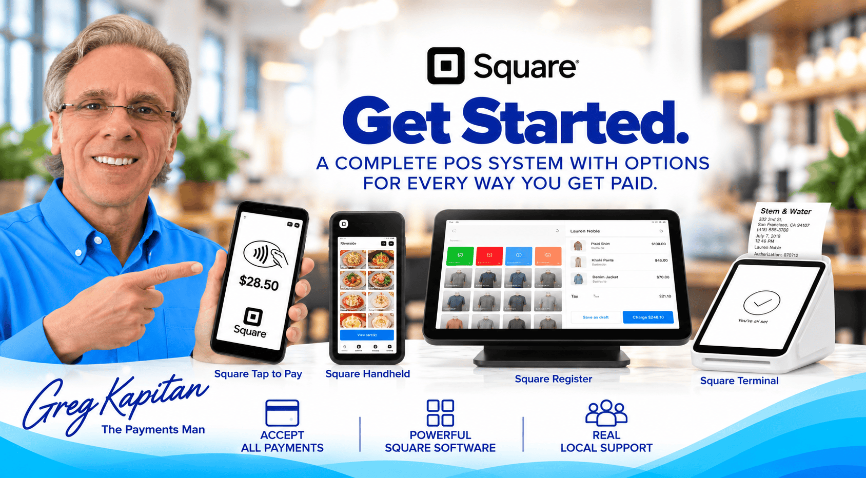 Image of Get started with Square POS Systems from Utah EZ Pay in Salt Lake City Ut