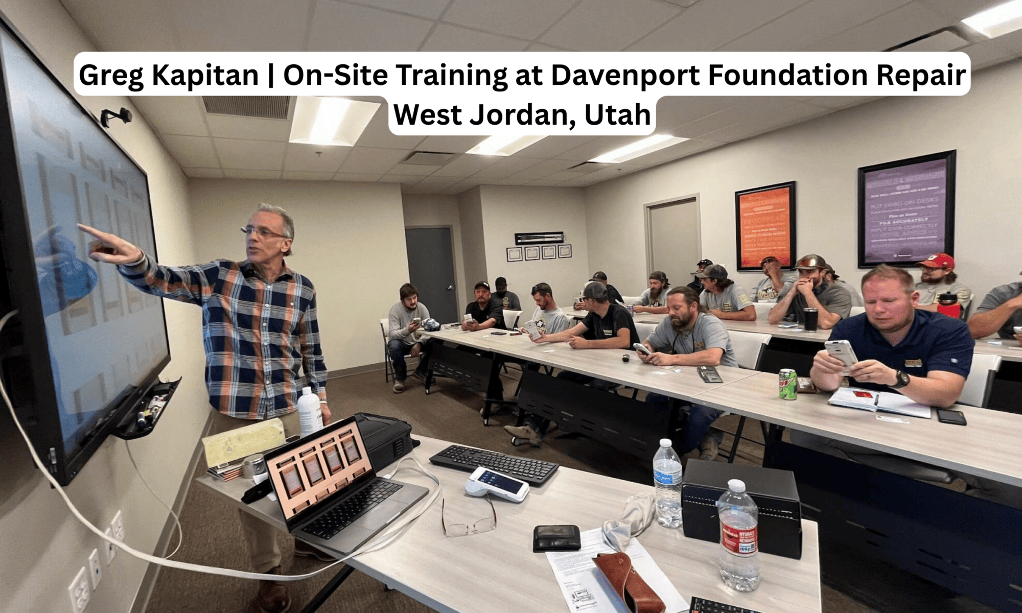 Image of Greg Kapitan of Utah EZ Pay at Davenport Foundation Repair Team in West Jordan Ut