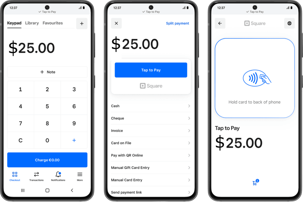Image of Square Tap to Pay from Utah EZ Pay Salt Lake City